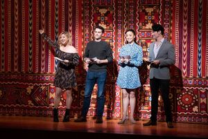 Ellie Macpherson, John Rochette, Ashley Matthews, Sid Solomon @ BroadwayWorld Ellie Macpherson, John Rochette, Ashley Matthews, Sid Solomon Photo