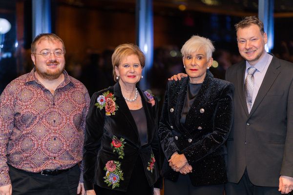 D. Zisl Slepovitch, Sandra Cahn, Carol Levin, Motl Didner Photo