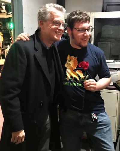 Ridley Pearson and Harrison Gottfried. Photo