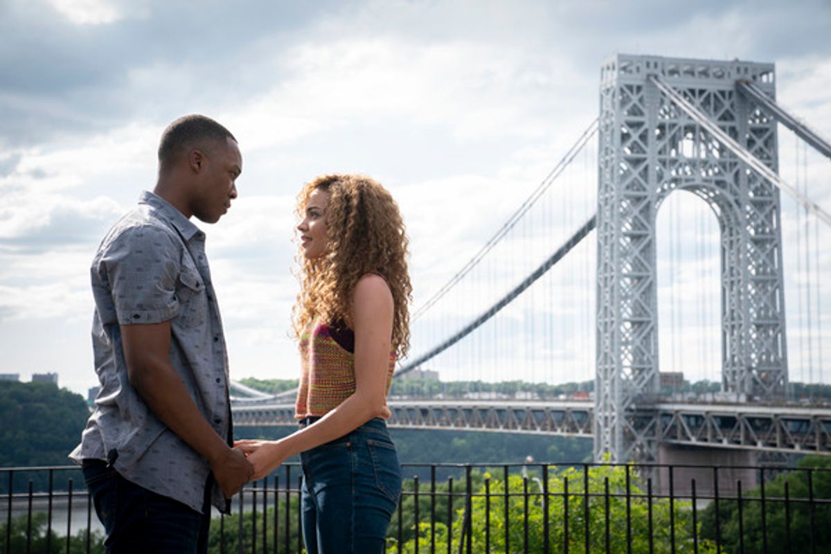 Corey Hawkins and Leslie Grace at 