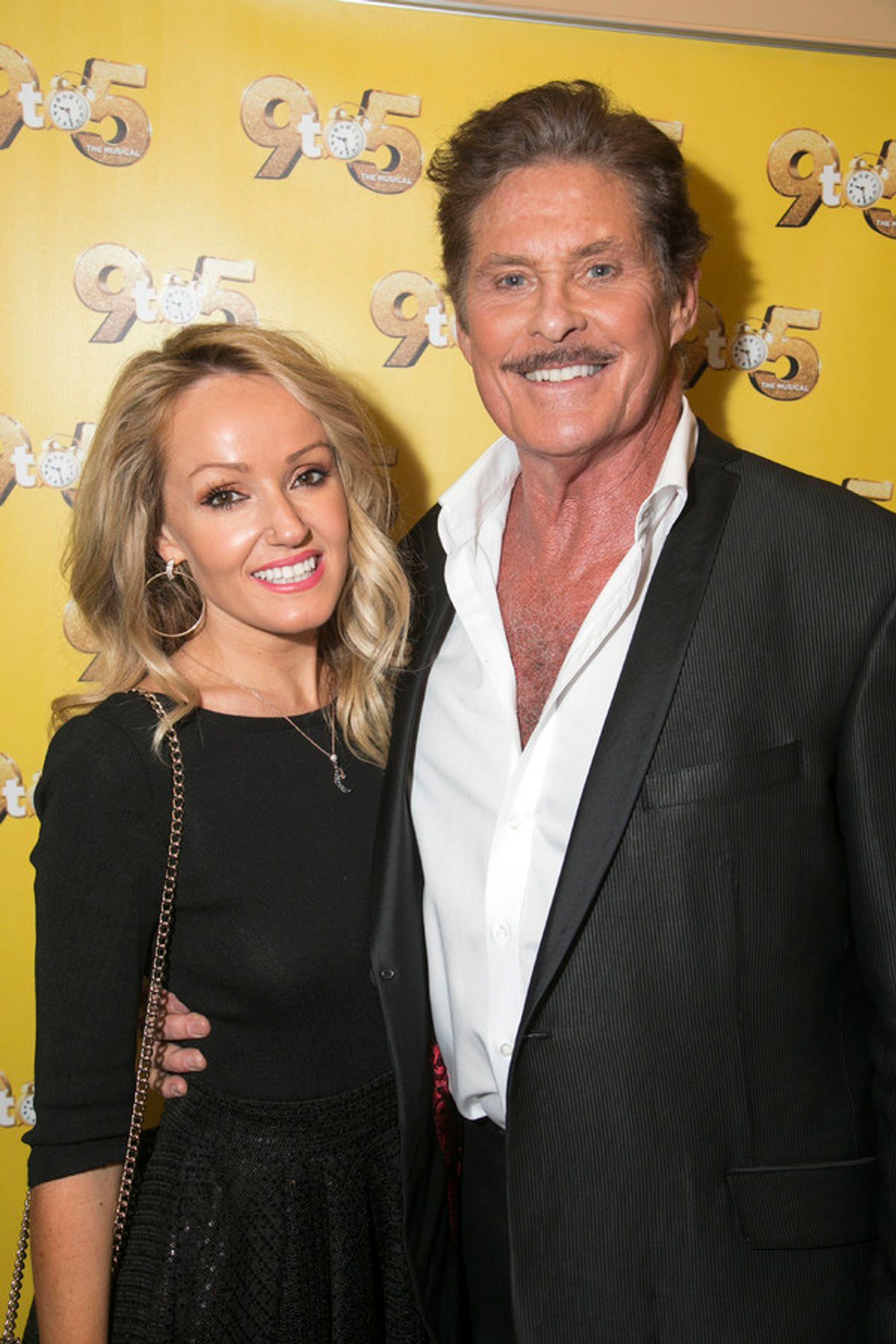 Hayley Roberts Hasselhoff and David Hasselhoff (Franklin Hart Jr) at 