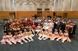 Celine Dion with Artists and Staff of The National Ballet of Canada @ BroadwayWorld Celine Dion with Artists and Staff of The National Ballet of Canada Photo