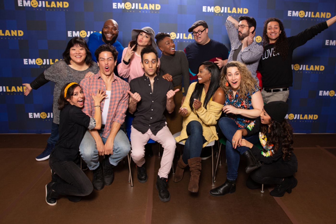 Photo Flash: First Look at EMOJILAND Rehearsal Photos with Lesli Margherita, Josh Lamon and More  Image