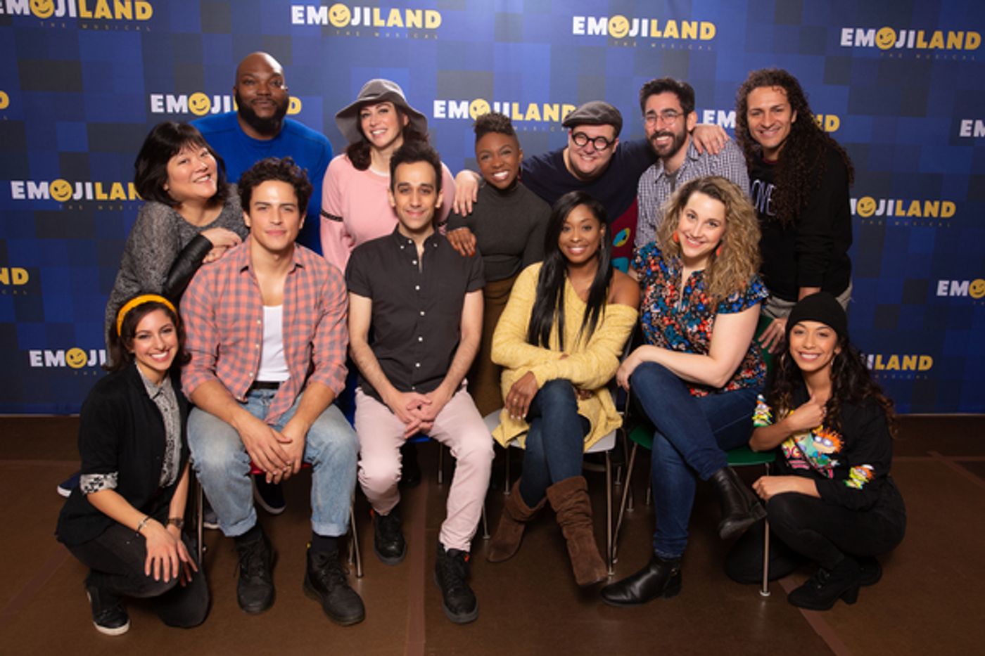 Photo Flash: First Look at EMOJILAND Rehearsal Photos with Lesli Margherita, Josh Lamon and More  Image