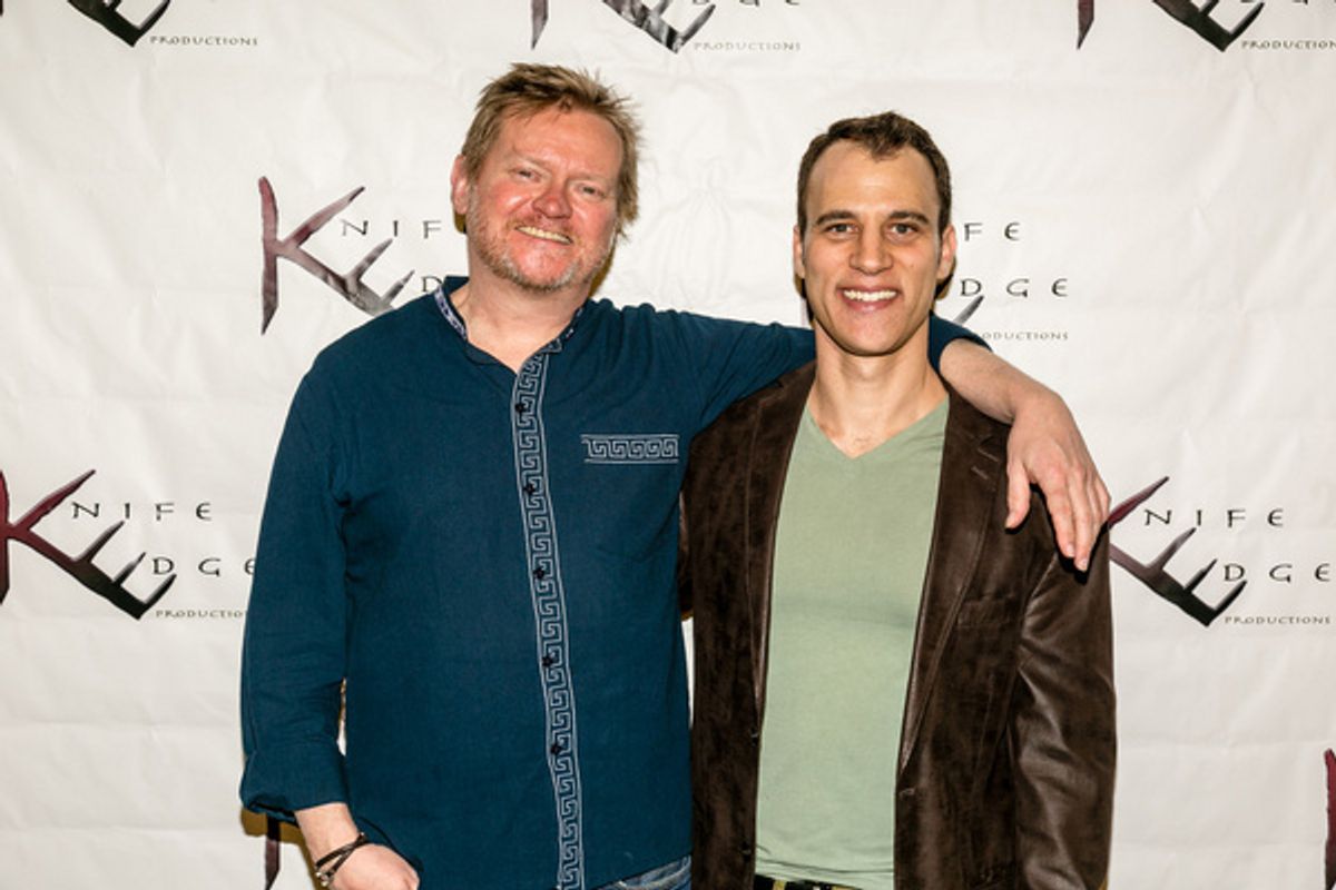 Sam Helfrich and Neil Holland at 