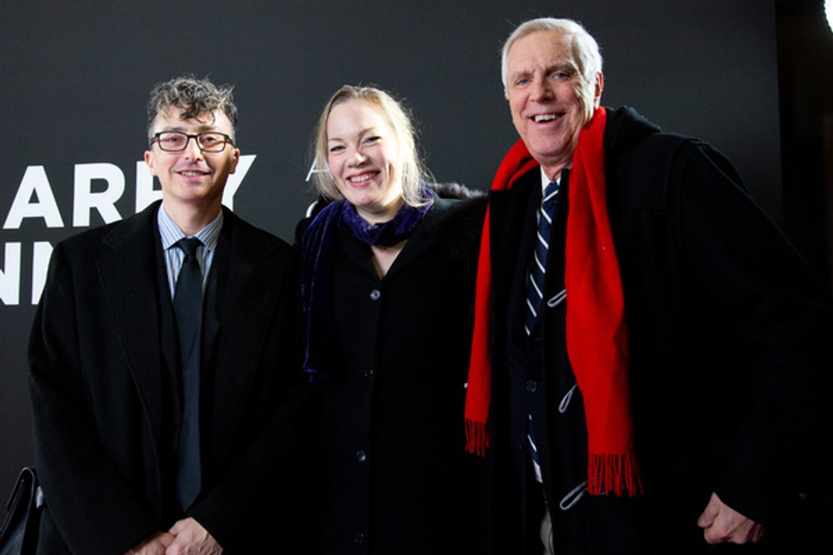 Beowulf Boritt, Mimi Bilinski, Ken Billington at 