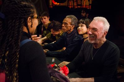AndrÃ© De Shields, Eva Noblezada and Patrick Page Photo