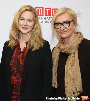 Laura Linney and Elizabeth Strout @ BroadwayWorld Laura Linney and Elizabeth Strout Photo