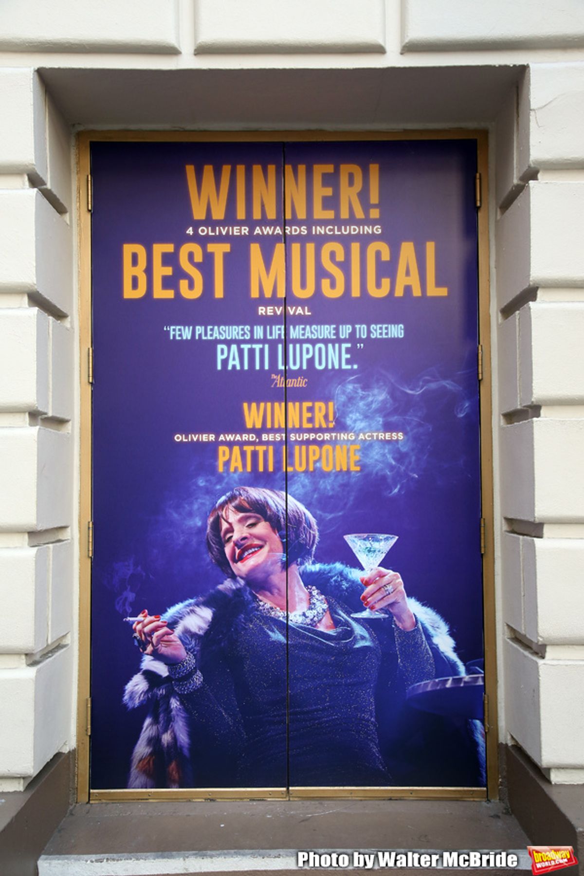 Theatre Marquee unveiling for 'Company' starring Katrina Link and Patti LuPone at the Jacobs Theatre on December 13, 2019 in New York City.  at 