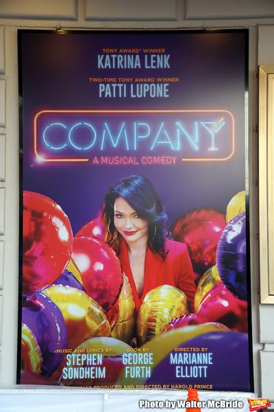 Theatre Marquee unveiling for "Company" starring Katrina Link and Patti LuPone at the Photo