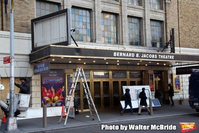 Theatre Marquee unveiling for "Company" starring Katrina Link and Patti LuPone at the Photo