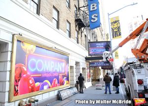 Theatre Marquee unveiling for "Company" starring Katrina Link and Patti LuPone at the Photo