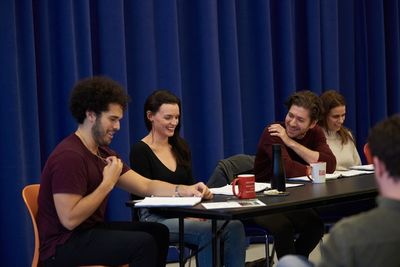 Joel Perez, Jennifer Damiano, Michael Zegen, Ana Nogueira Photo