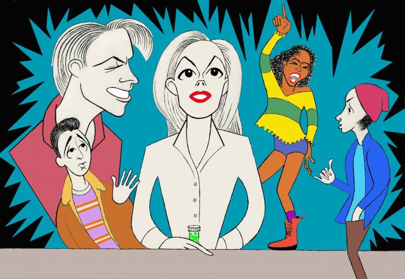 BWW Exclusive: Ken Fallin Draws the Stage - JAGGED LITTLE PILL  Image