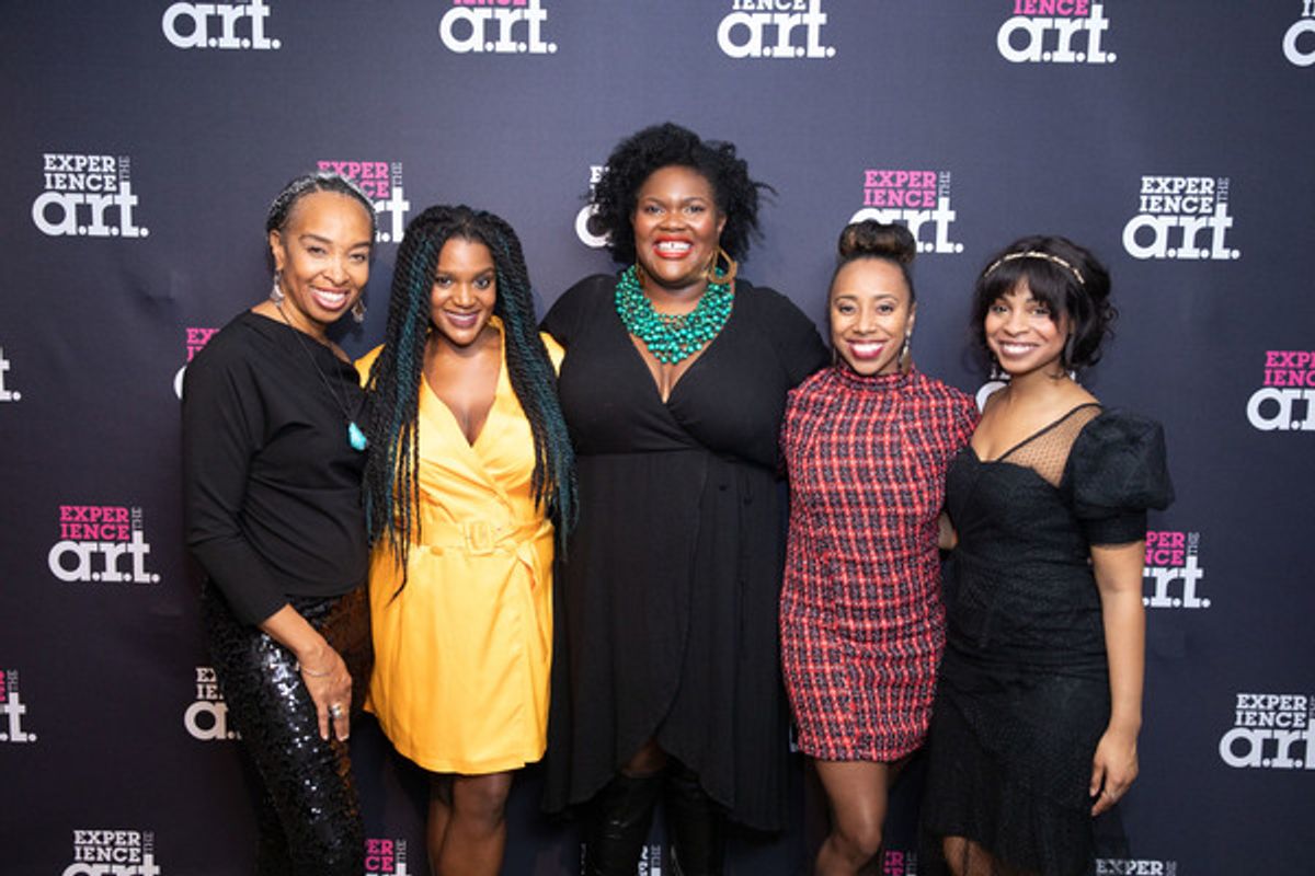 Dawn L. Troupe (Father Mapple/Captain of the Albatross/Captain Boomer of the Bachelor/Captain Gardiner of the Rachel), Starr Busby (Starbuck), Chika Ike (Assistant Director), Chanel DaSilva (Choreographer), and Morgan Siobhan Green (Pip) at 
