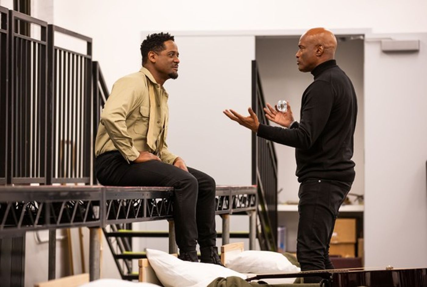 Photo Flash: Take a Look at Rehearsal Photos from Roundabout's A SOLDIER'S PLAY  Image