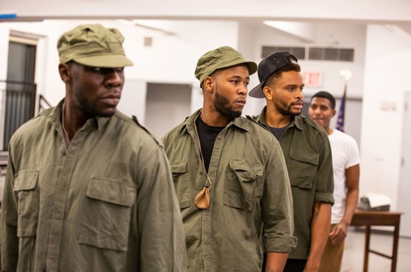 Photo Flash: Take a Look at Rehearsal Photos from Roundabout's A SOLDIER'S PLAY  Image