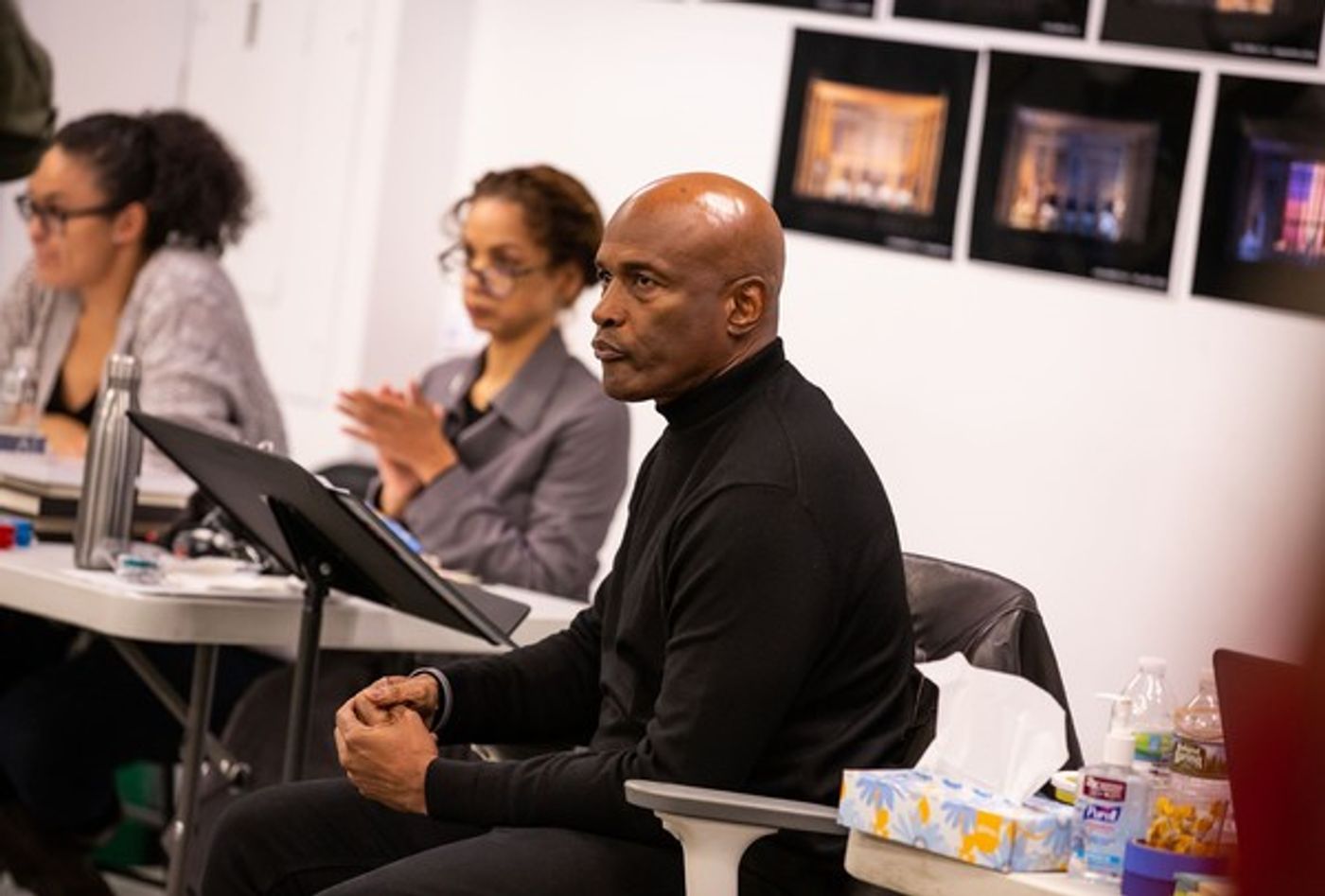 Photo Flash: Take a Look at Rehearsal Photos from Roundabout's A SOLDIER'S PLAY  Image