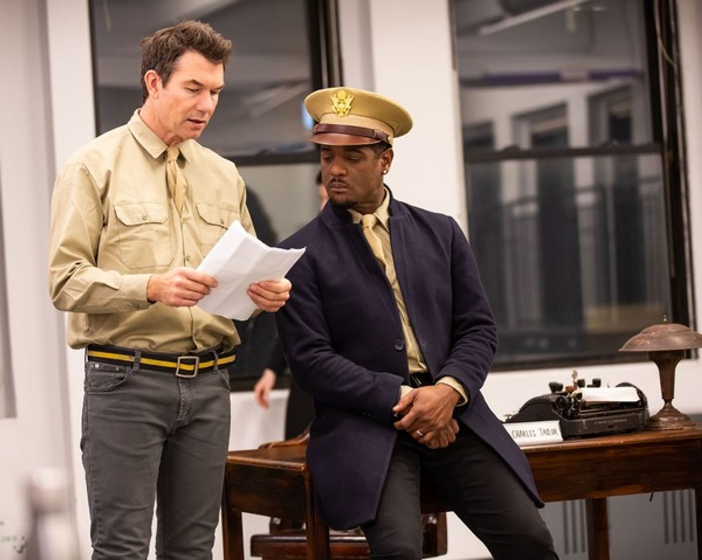 Photo Flash: Take a Look at Rehearsal Photos from Roundabout's A SOLDIER'S PLAY  Image
