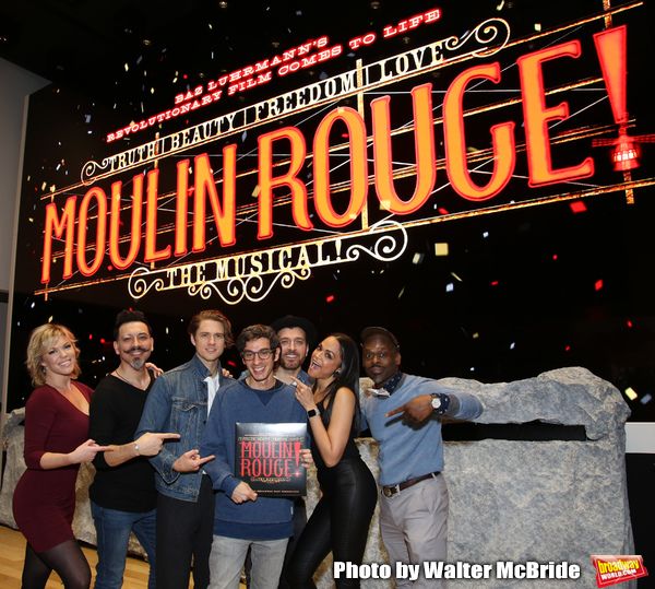 Robyn Hurder, Ricky Rojas, Aaron Tveit, Justin Levine, Tam Mutu, Karen Olivo and Sahr Photo