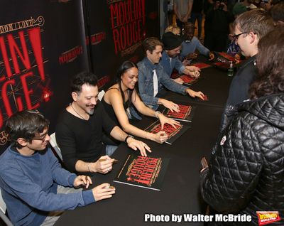 Justin Levine, Ricky Rojas, Karen Olivo, Aaron Tveit, Tam Mutu, Robyn Hurder and Sahr Photo