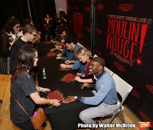 Justin Levine, Ricky Rojas, Karen Olivo, Aaron Tveit, Tam Mutu, Robyn Hurder and Sahr Photo