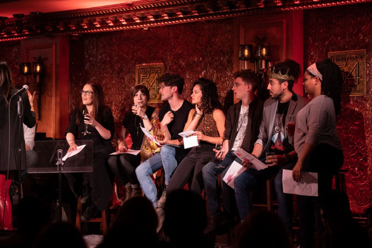 Emily Koch, Lauren Marcus, Michael Ryan, Isabelle McCalla, Nathan Salstone, Heath Saunders and Bryn Williams at 