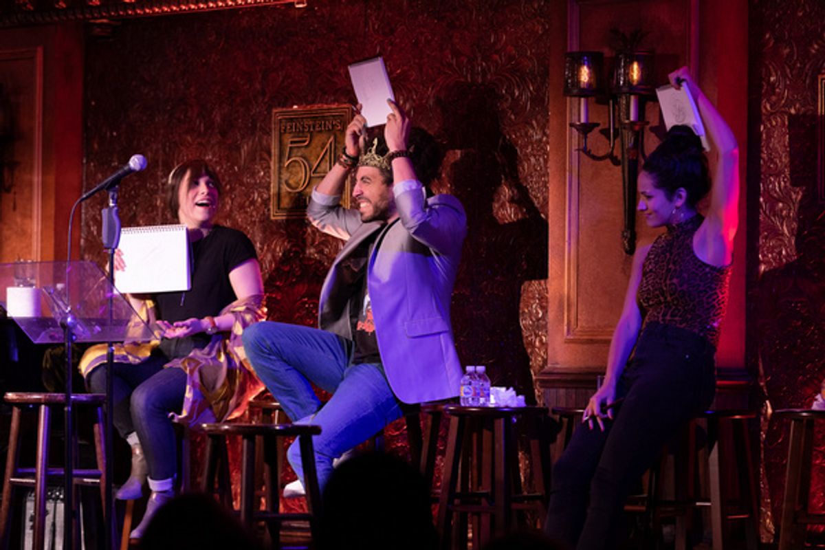 Lauren Marcus, Heath Saunders and Isabelle McCalla at 