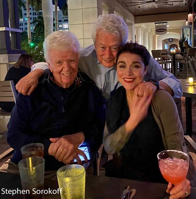 Dick Robinson, Legends Radio, Stephen Sorokoff, Christine Andreas Photo
