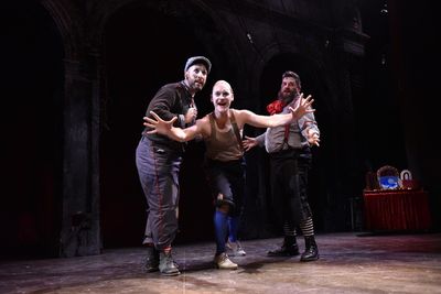 Jay Torrence as Robert Murray; Ryan Walters as Eddie Foy and Anthony Courser as Henry Photo