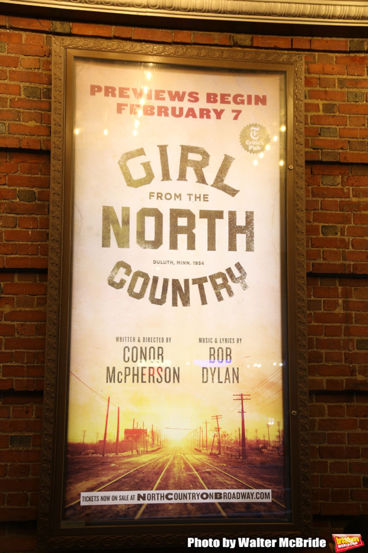 Up on the Marquee: GIRL FROM THE NORTH COUNTRY Arrives on Broadway  Image