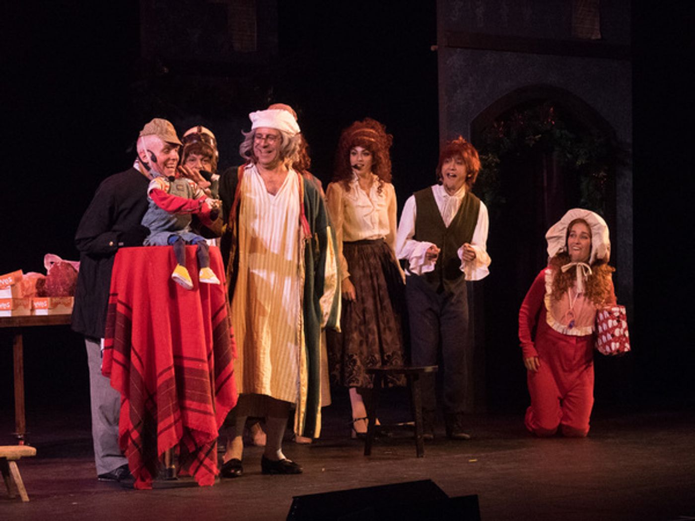 Photo Coverage: Curtain Call And Press Night Of The Troubies' A CHRISTMAS CAROLE KING  Image