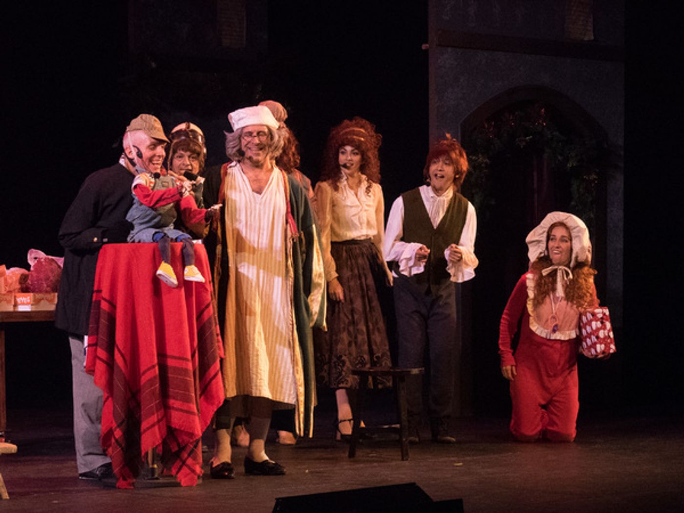 Photo Coverage: Curtain Call And Press Night Of The Troubies' A CHRISTMAS CAROLE KING  Image