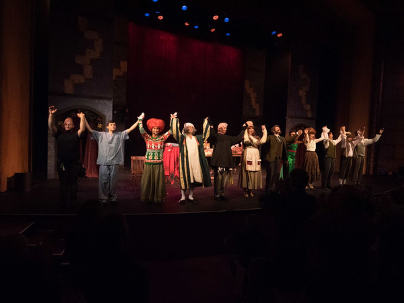 Photo Coverage: Curtain Call And Press Night Of The Troubies' A CHRISTMAS CAROLE KING  Image