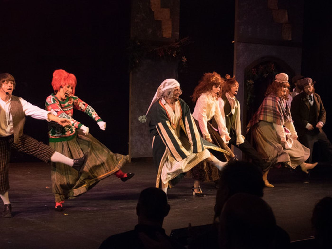 Photo Coverage: Curtain Call And Press Night Of The Troubies' A CHRISTMAS CAROLE KING  Image