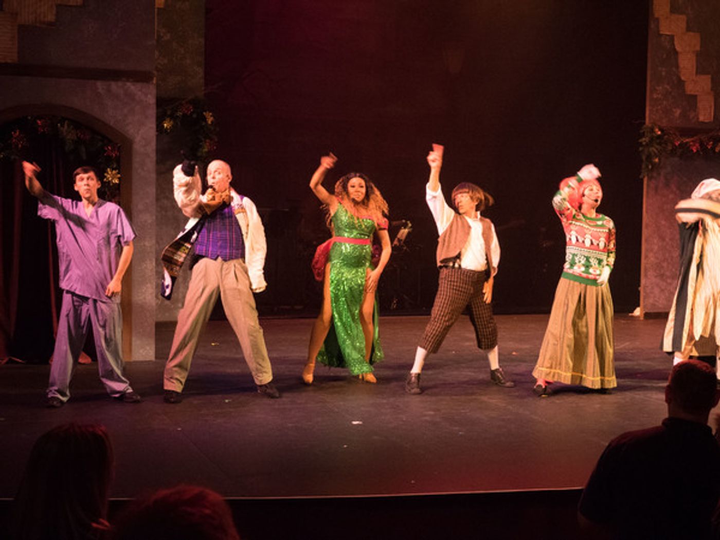 Photo Coverage: Curtain Call And Press Night Of The Troubies' A CHRISTMAS CAROLE KING  Image
