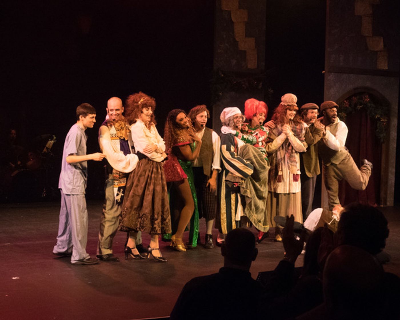 Photo Coverage: Curtain Call And Press Night Of The Troubies' A CHRISTMAS CAROLE KING  Image
