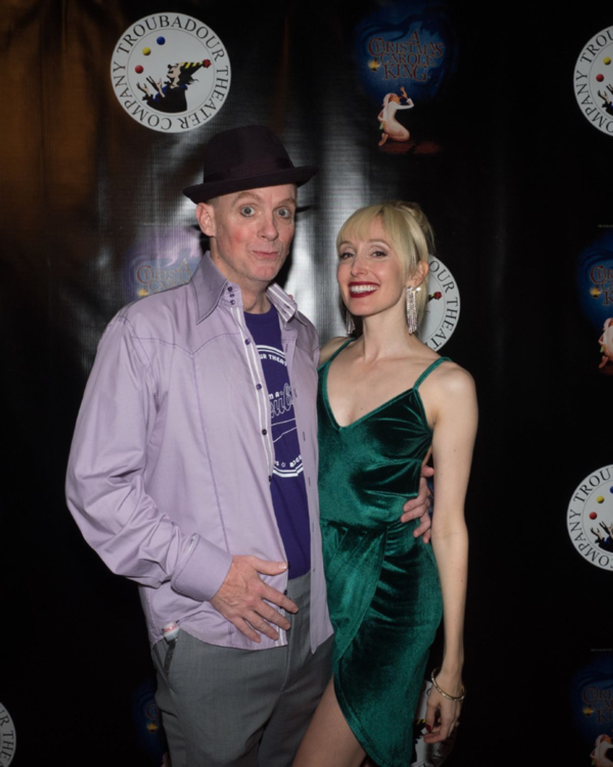 Director Matt Walker and Choreographer and Wig Mistress Suzanne Jolie Narbonne at 