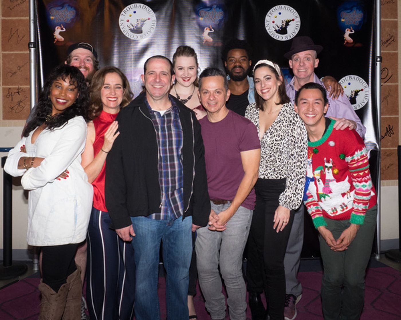 Photo Coverage: Curtain Call And Press Night Of The Troubies' A CHRISTMAS CAROLE KING  Image