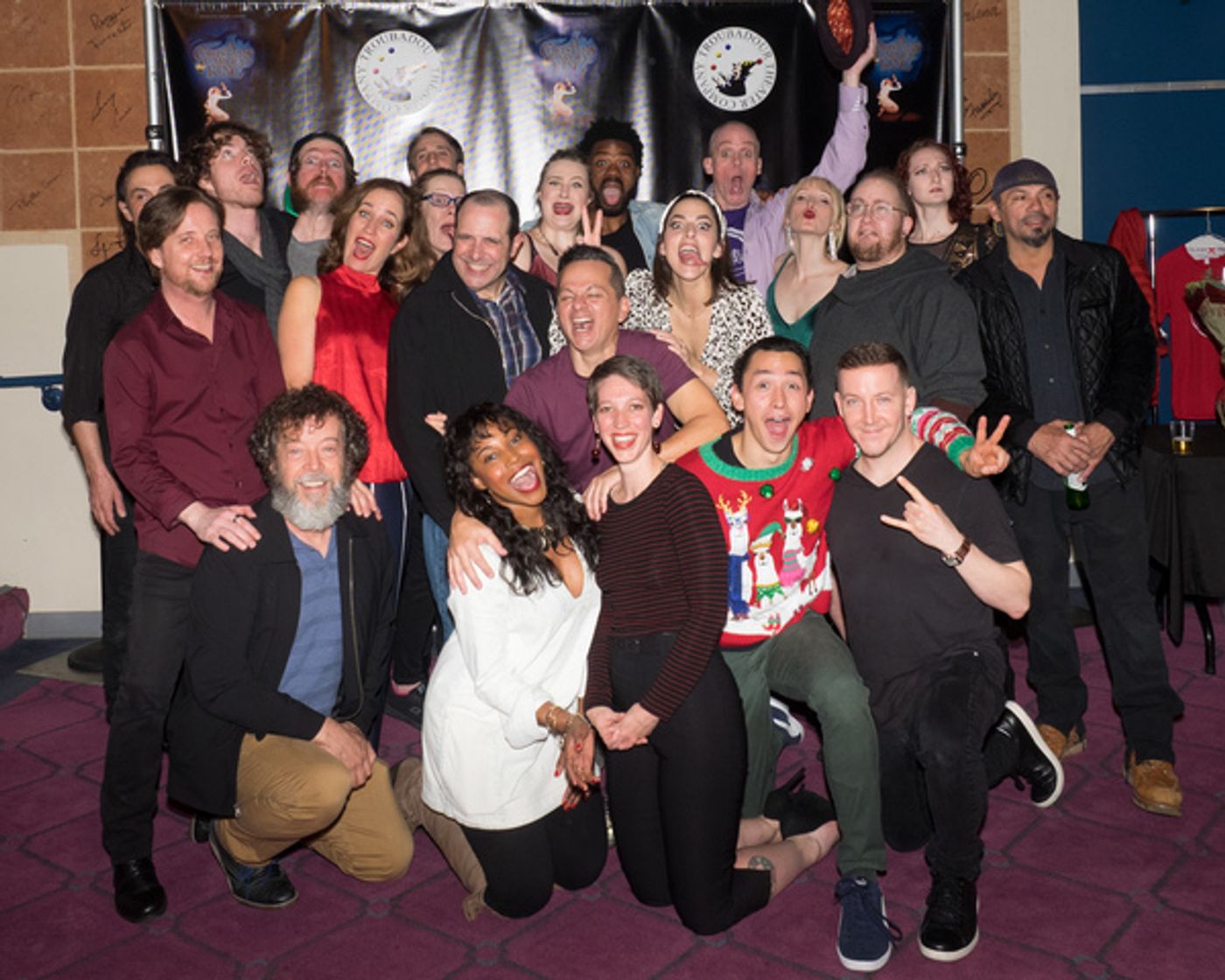 Photo Coverage: Curtain Call And Press Night Of The Troubies' A CHRISTMAS CAROLE KING  Image