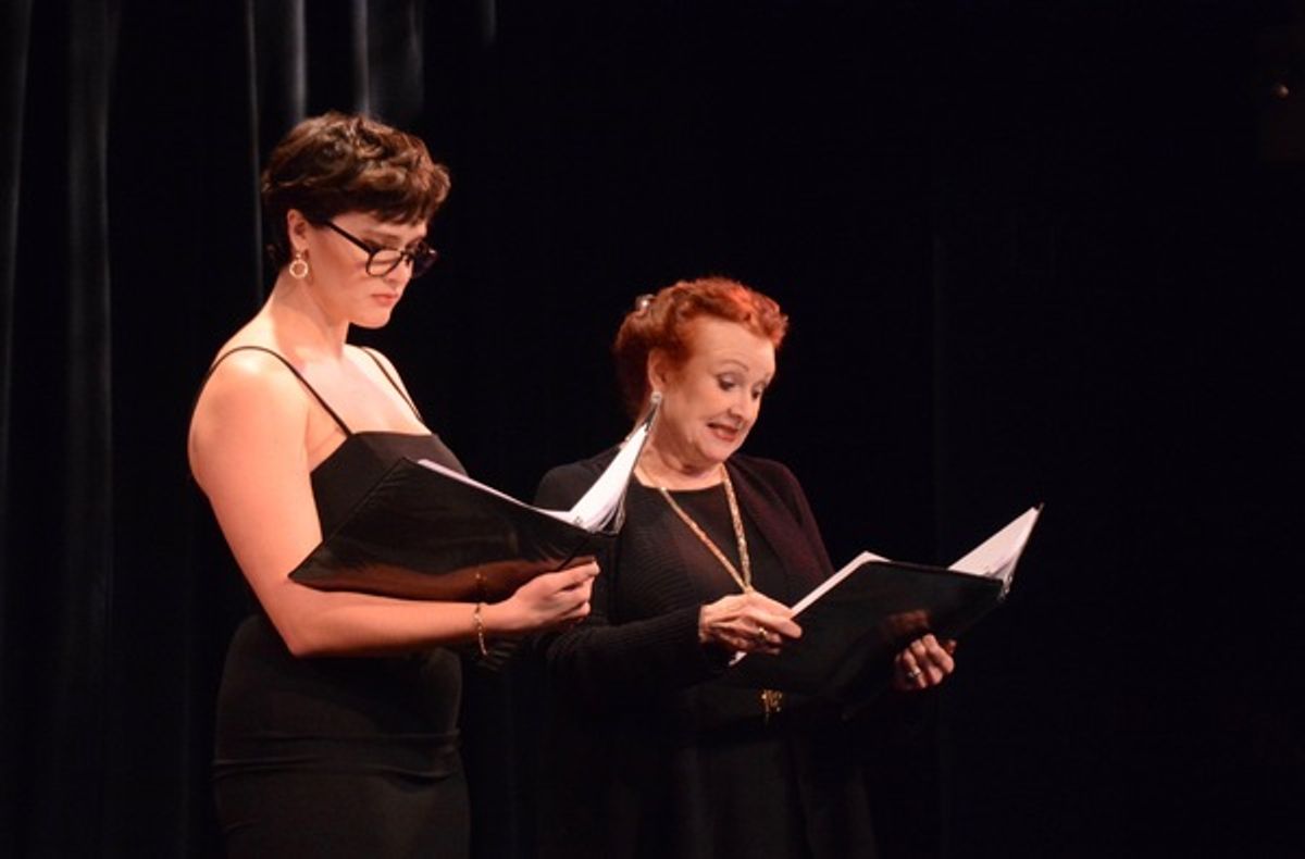 Emma Stratton and Cynthia Darlow at 