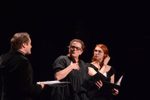 Robert Petkoff Cady Huffman and Charlotte Maltby Photo