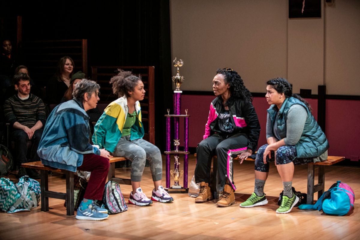 Ellen Maddow, Ariana Burks, ShanÃ©sia Davis, and Adithi Chandrashekar at 