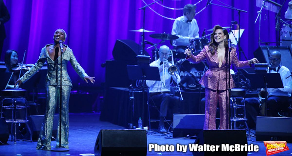 Cynthia Erivo and Shoshana Bean at 