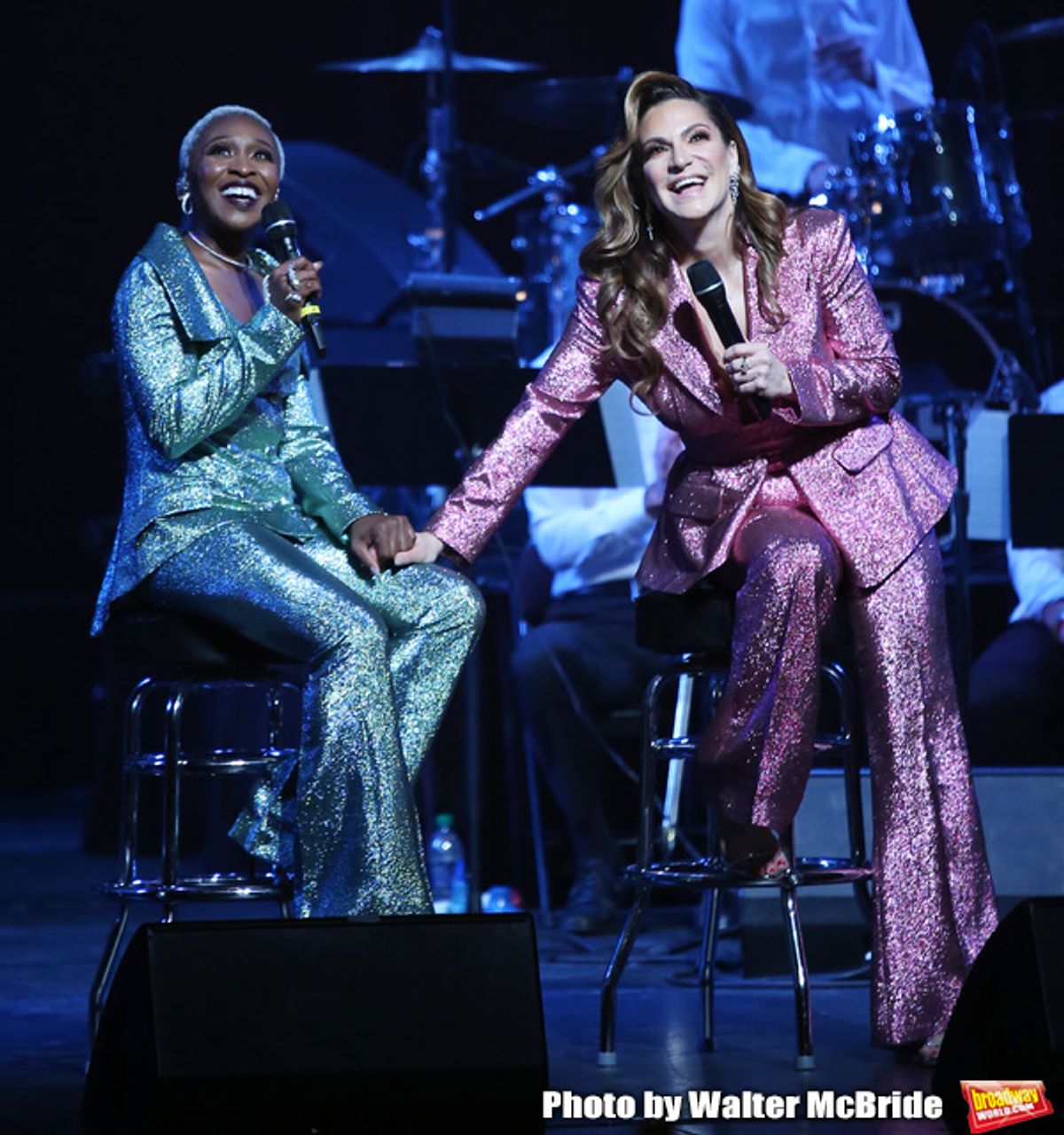 Cynthia Erivo and Shoshana Bean at 