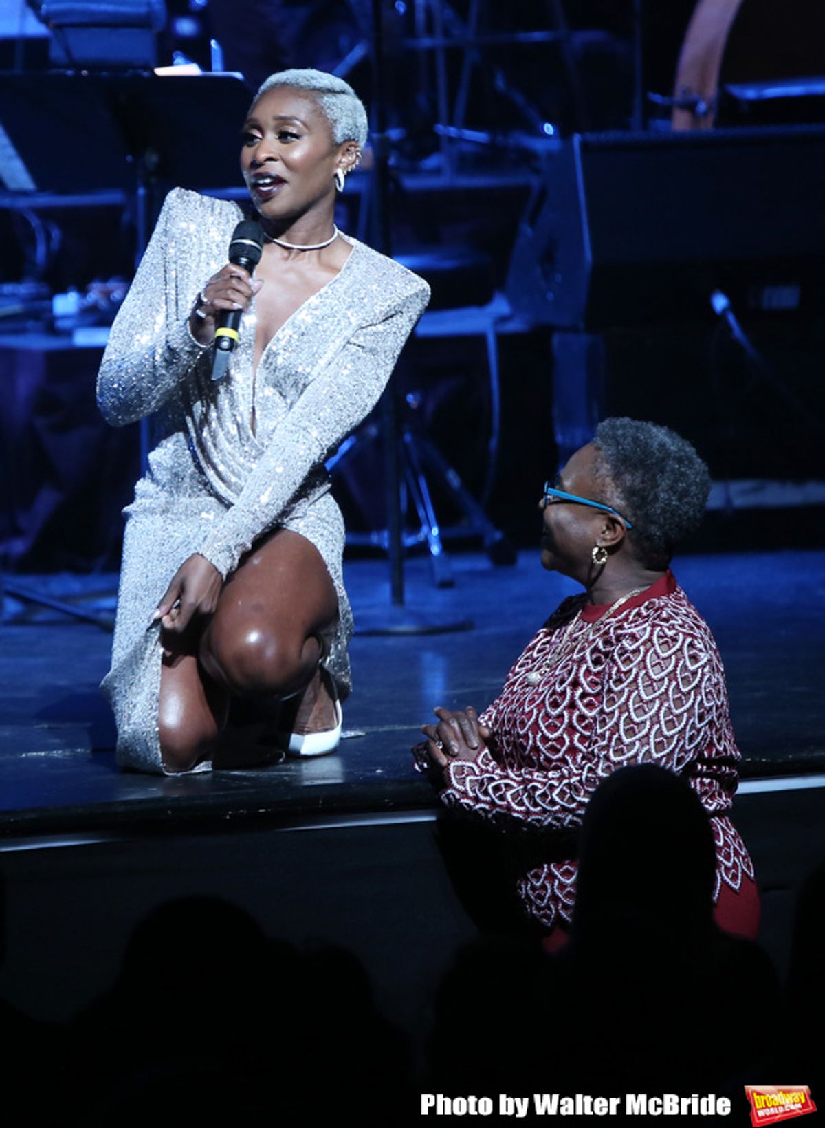 Cynthia Erivo with her Mom  at 