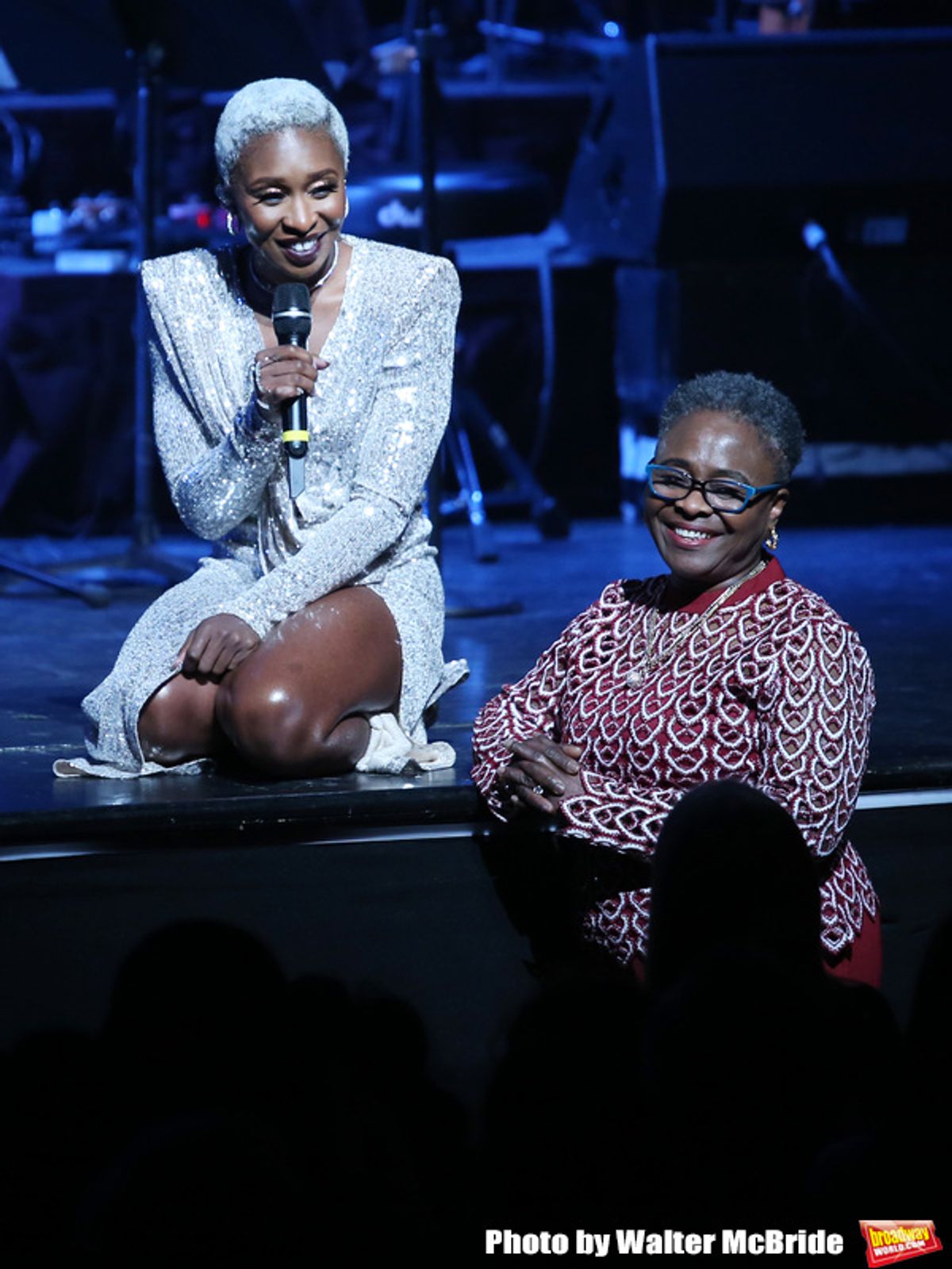 Cynthia Erivo with her Mom at 