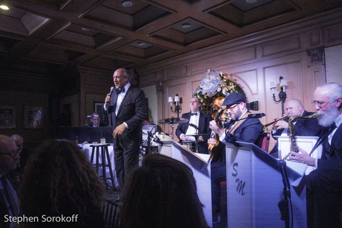 Steven Maglio at 'Baby It's Cold Outside' at the Friars Club as Deana Martin Duets With Steven Maglio