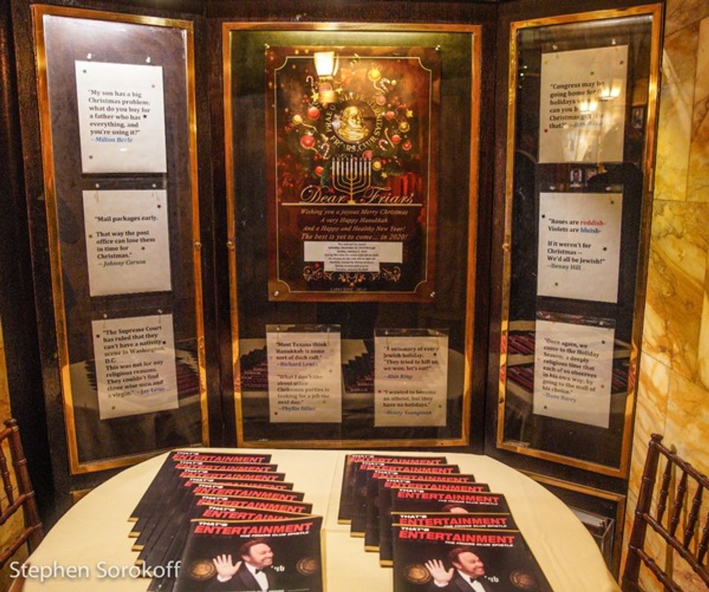 Photo Coverage: 'Baby It's Cold Outside' at the Friars Club as Deana Martin Duets With Steven Maglio  Image