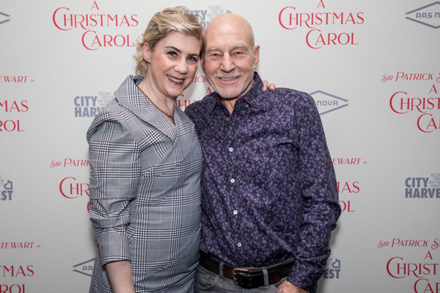 Photo Flash: Backstage at Sir Patrick Stewart's One-Man Production of A CHRISTMAS CAROL  Image
